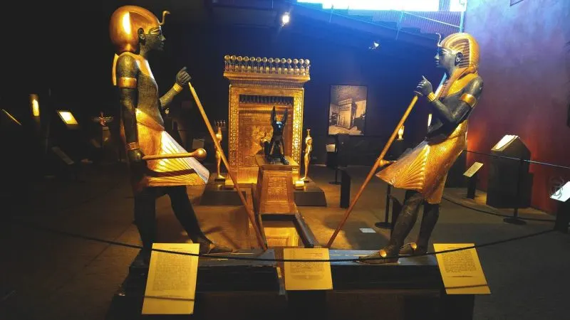 things to do in Pharaonic Village tour Visitors enjoying private tours in Cairo with scenes of ancient Egypt reenactments